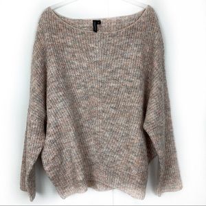 Moon & Madison Wide Neck Batwing Sweater NWT